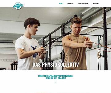 Webschmiede Referenz - Physiokollektiv - Screenshot