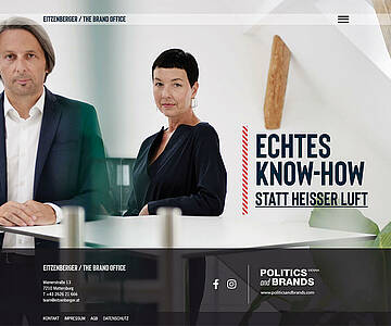 Webschmiede Referenz - Eitzenberger - The Brand Office - Screenshot