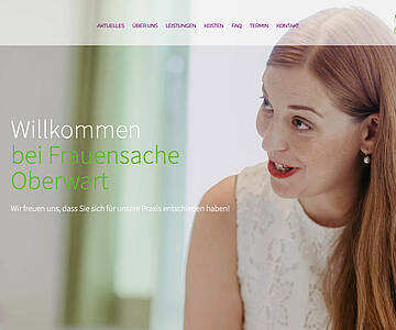 Webschmiede Referenz - Frauensache Oberwart - Screenshot
