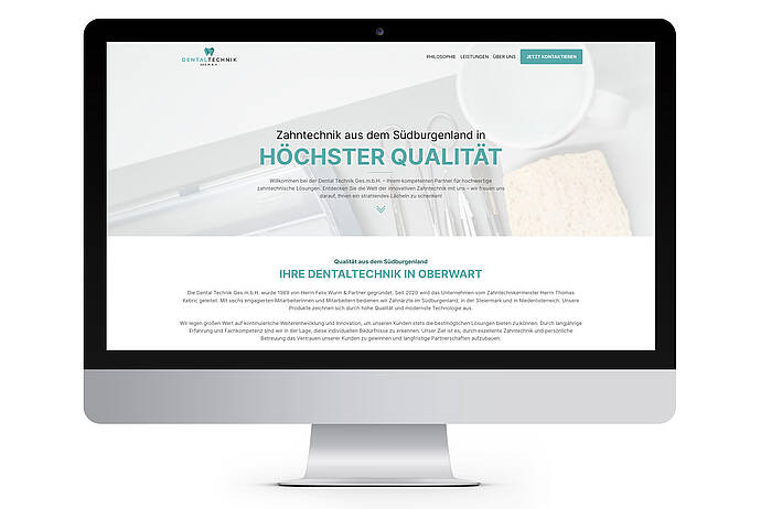 Webschmiede Referenz: Dentaltechnik Oberwart