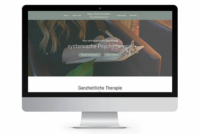 Webschmiede Referenz: Psychotherapie Marko