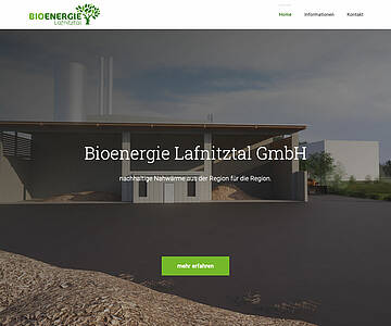 Webschmiede Referenz - Bioenergie Lafnitztal - Screenshot